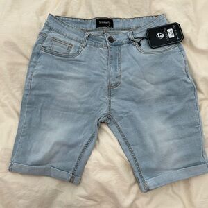 Gingtto men skinny shorts